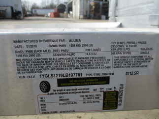 2020 Aluma 81x12  Aluminum Single Axle Utility 8112SR