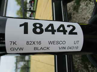 2024 Wesco 82x16 Utility