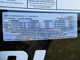 2024 PJ Trailer 83x16 DL Gooseneck Dump DLR1673BSSK-JA06-PUGD