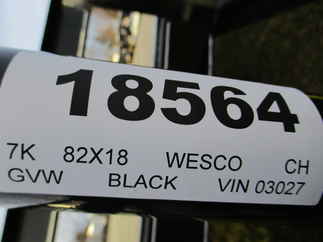2024 Wesco 82x18 Car Hauler