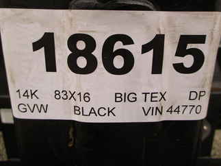 2024 Big Tex 83x16  Dump 14LP-16BK6-P4