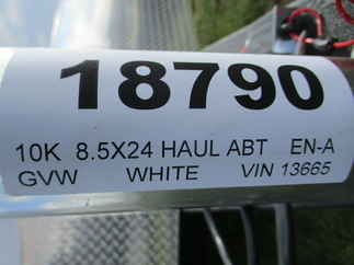 2024 Haul-About 8.5x24  Enclosed Car Hauler PAN8524TA3