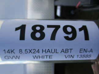 2024 Haul-About 8.5x24  Enclosed Car Hauler LPD8524TA5