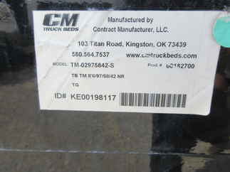 AS IS CM 8.5 x 97 TM Flatbed Truck Bed