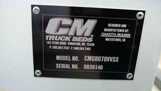 NEW CM 6.67 x 78 SB Flatbed Truck Bed