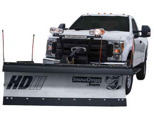 SOLD OUT New Buyers SnowDogg HD75II Model, Straight blade, Full trip moldboard Stainless Steel Straight Blade, Standard