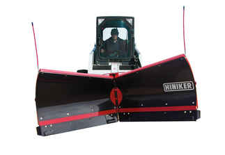 SOLD OUT New Hiniker 29285 Model, V-Plow Torison Spring Trip Flare Top with crossover relief valve Poly V-Plow, Skid Steer