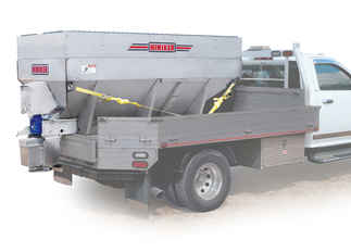 SOLD OUT New Hiniker 775 Model, V-Box Stainless Steel Spreader, 