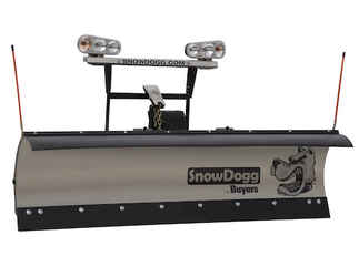  Used SnowDogg MD75 Model, Straight blade, Full trip moldboard Stainless Steel