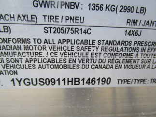 2017 Aluma 72x9.583  Aluminum Single Axle Utility MC2F