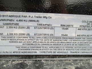 2016 PJ 83x14 CE Equipment CEJ1452ESAK7