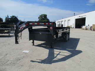 2017 PJ 83x16 DJ Gooseneck Dump DJR16B2BSSKBCDX-FR01