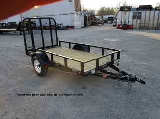 2017 PJ 60x10 U6 Single Axle Utility U621031DSGK