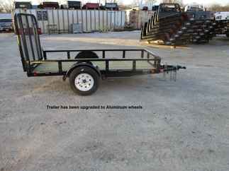 2017 PJ 60x10 U6 Single Axle Utility U621031DSGK