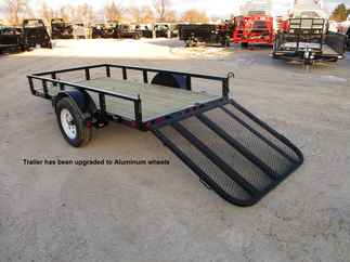 2017 PJ 60x10 U6 Single Axle Utility U621031DSGK