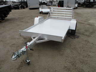 2018 Aluma 63x10  Aluminum Single Axle Utility 6310HBT