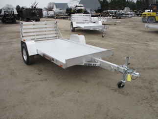 2018 Aluma 63x10  Aluminum Single Axle Utility 6310HBT