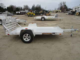 2018 Aluma 63x10  Aluminum Single Axle Utility 6310HBT
