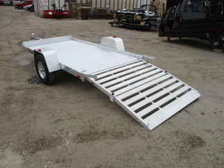 2018 Aluma 63x10  Aluminum Single Axle Utility 6310HBT