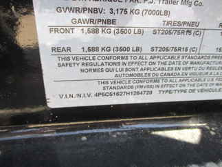 2017 PJ 83x16 C5 Car Hauler C521632ES2KV-LT05