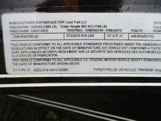 2017 Load Trail 83x14  Single Axle Utility LS8314051