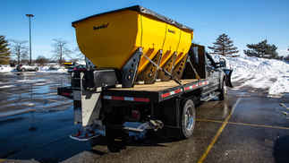 CLEARANCE! NOS SnowEx 11790 Model, V-Box Stainless Steel Frame, Poly Hopper Spreader, 