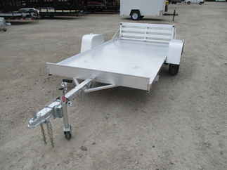 2018 Aluma 63x10  Aluminum Single Axle Utility 6310BT