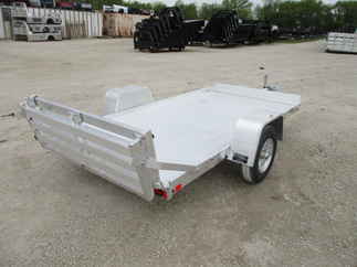 2018 Aluma 63x10  Aluminum Single Axle Utility 6310BT