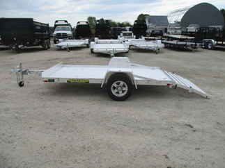 2018 Aluma 63x10  Aluminum Single Axle Utility 6310BT