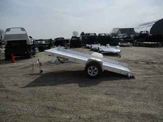 2018 Aluma 68x12  Aluminum Single Axle Utility 6812HTILT