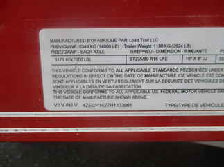 2017 Load Trail 83x16  Equipment CH8316072
