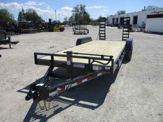 2018 PJ Trailer 80x22 CC Equipment CCT22B2BSFK