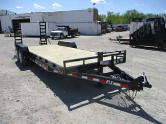 2018 PJ Trailer 80x22 CC Equipment CCT22B2BSFK