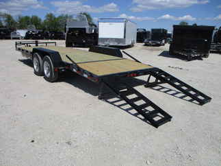 2018 PJ Trailer 80x22 CC Equipment CCT22B2BSFK