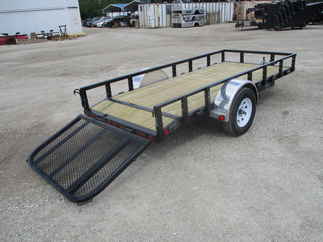 2018 PJ 60x12 U6 Single Axle Utility U621231DSYK