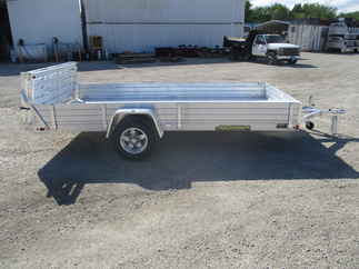 2018 Aluma 81x12.75  Aluminum Single Axle Utility 8113SS