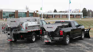 ON SALE New SnowEx 11920 Model, V-Box Stainless Steel Frame, Stainless Steel Hopper Spreader, 