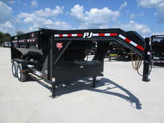 2018 PJ Trailer 83x14 DR Gooseneck Dump DRR1472BSSK-KD14083BK