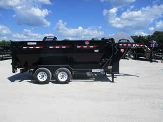 2018 PJ Trailer 83x14 DR Gooseneck Dump DRR1472BSSK-KD14083BK