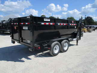 2018 PJ Trailer 83x14 DR Gooseneck Dump DRR1472BSSK-KD14083BK