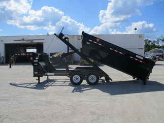 2018 PJ Trailer 83x14 DR Gooseneck Dump DRR1472BSSK-KD14083BK