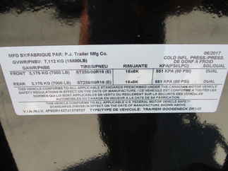 2018 PJ Trailer 83x14 DR Gooseneck Dump DRR1472BSSK-KD14083BK