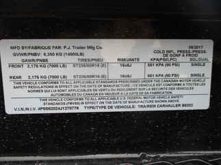 2018 PJ 102x20 B6 Equipment B6J2072BSTK