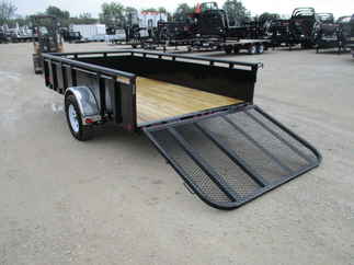 2018 PJ 77x12 U7 Single Axle Utility U721231DSGKZ