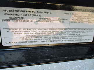 2018 PJ 83x10 U8 Single Axle Utility U821031DSKKZ