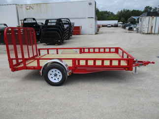 2018 PJ 83x12 U8 Single Axle Utility U821231DSBRA