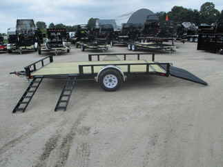 2018 PJ 83x14 U8 Single Axle Utility U821431DSBKA