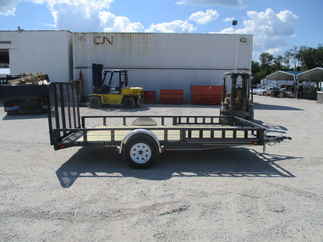 2018 PJ 83x14 U8 Single Axle Utility U821431DSBKA
