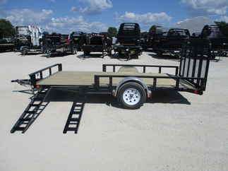 2018 PJ 83x14 U8 Single Axle Utility U821431DSBKA