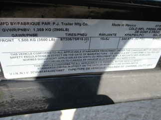 2018 PJ 83x14 U8 Single Axle Utility U821431DSBKA